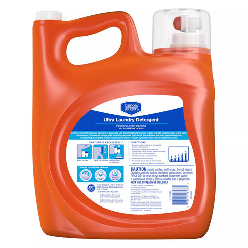 Berkley Jensen Ultra Liquid Laundry Detergent - Fresh Clean Scent, 152 loads/ 200 oz